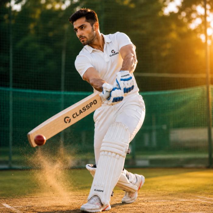 Cricket bats, balls and protective equipment manufactured by Classpo India