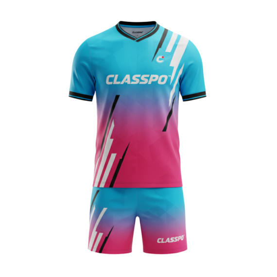Sublimated sports jersey with custom club artwork